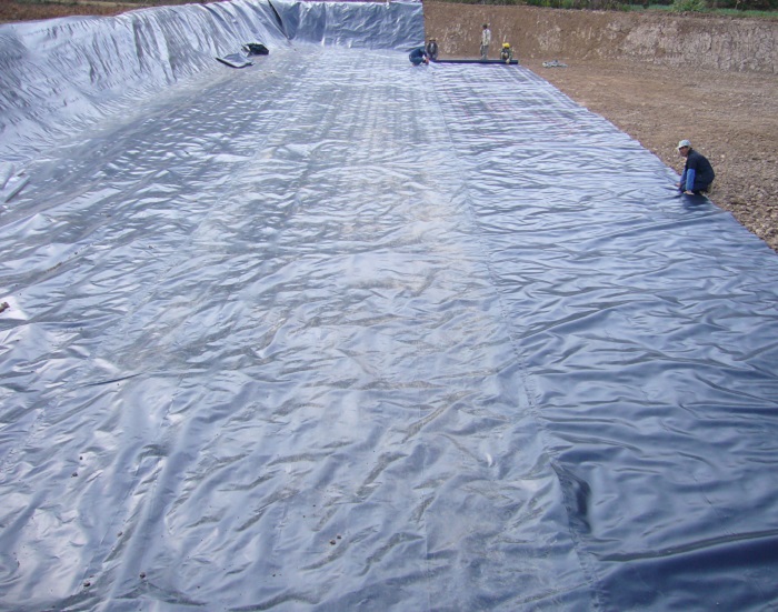 large fish pond liner lining project by YINGFAN